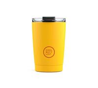 Cool Bottles - Gobelet Isotherme en Acier Inoxydable 330 ml - Tasse Thermique avec Couvercle Hermétique - Boissons froides 10h et chaudes 5h - Finition Anti-tâches - Vivid Yellow