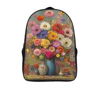 cool bouquet sacs à dos imprimés en 3d 12 ans et plus solide et robuste nature morte sac à dos pour homme et femme sacs d'école 2 compartiment-16,pour les voyages les affaires