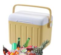 Cool Box | Boîte isotherme 6 l | Réfrigérateur avec sac de glace pour camping pour préparation des repas, transport routier, pêche, en plein air, chantier, pique-nique, aventure, glacière
