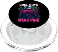 Cool Boys Wear Pink Camion Monstre Halloween T-Shirt Fantôme PopSockets PopGrip pour MagSafe