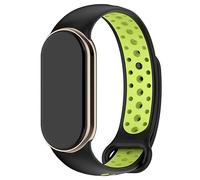 COOL Bracelet en silicone pour Xiaomi Smart Band 8 Sport, Noir/vert, Talla única, Moderne