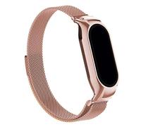 Cool Bracelet pour Xiaomi Smart Band 8 Métal, Or rose, Taille unique pour tous, Moderne