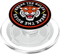 Cool Break The Rules Wild Japanese Tiger Graphic Design PopSockets PopGrip pour MagSafe