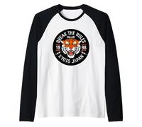Cool Break The Rules Wild Tiger Kyoto Japan Graphic Design Manche Raglan