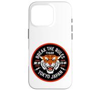 Cool Break The Rules Wild Tiger Tokyo Japan Graphic Design Coque pour iPhone 16 Pro