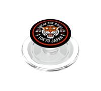 Cool Break The Rules Wild Tiger Tokyo Japan Graphic Design PopSockets PopGrip pour MagSafe