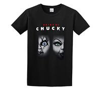 Cool Bride of Chucky Poster Slogan T-Shirt Mens Unisex Black Tees L