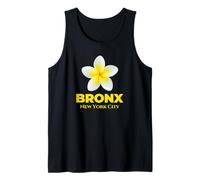 Cool Bronx New York City Tropical Yellow Flower Frangipani Débardeur
