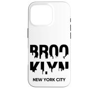 Cool Brooklyn New York City Illustration Graphic Design Coque pour iPhone 16 Pro