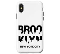 Cool Brooklyn New York City Illustration Graphic Design Coque pour iPhone X/XS