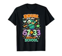 Cool Bruh It's My 67 33 Days of School Dabbing Boys Kids T-Shirt