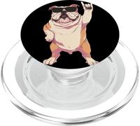 Cool Bulldog Rock Hand Sign Lunettes de Soleil Rebel Graphic Anglais PopSockets PopGrip pour MagSafe