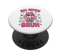 Cool Bunny Bruh Lunettes de Soleil de Pâques Bubble Gum Rabbit PopSockets PopGrip Adhésif