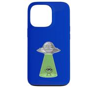 Cool Cactus Abduction UFO Style Beam Scène Coque pour iPhone 13 Pro