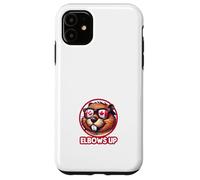 Cool Canadian Beaver Elbows Up Funny Canada Design Coque pour iPhone 11