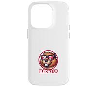 Cool Canadian Beaver Elbows Up Funny Canada Design Coque pour iPhone 14 Pro