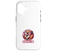 Cool Canadian Beaver Elbows Up Funny Canada Design Coque pour iPhone 16