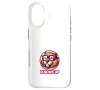 Cool Canadian Beaver Elbows Up Funny Canada Design Coque pour iPhone 17