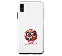Cool Canadian Beaver Elbows Up Funny Canada Design Coque pour iPhone XS Max