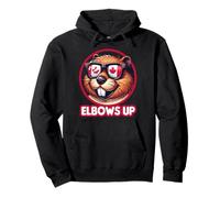 Cool Canadian Beaver Elbows Up Funny Canada Design Sweat à Capuche