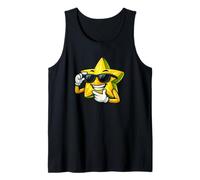 Cool Cartoon Starfruit Lunettes de Soleil Summer Vibes Débardeur