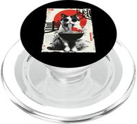 Cool Cat Ramen Esthétique Japonaise Groovy Anime Chat PopSockets PopGrip pour MagSafe