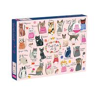 Galison Puzzle Cool Cats A-Z 1000 pièces