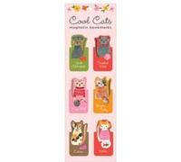 Cool Cats Magnetic Bookmarks by Galison Galison (Auteur)