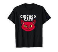 Cool Chicago Red Cats Warrior basketball Slam Dunk Graphic T-Shirt