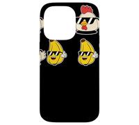 Cool Chicken Banana Cartoon Sunglasses Thumbs Up Humor Coque pour iPhone 14 Pro