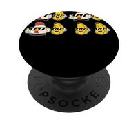 Cool Chicken Banana Cartoon Sunglasses Thumbs Up Humor PopSockets PopGrip Adhésif
