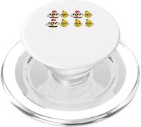 Cool Chicken Banana Cartoon Sunglasses Thumbs Up Humor PopSockets PopGrip pour MagSafe