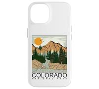Cool Colorado The Rocky Mountains Illustration Graphic Coque pour iPhone 14