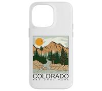 Cool Colorado The Rocky Mountains Illustration Graphic Coque pour iPhone 14 Pro Max