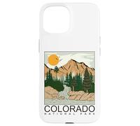 Cool Colorado The Rocky Mountains Illustration Graphic Coque pour iPhone 15