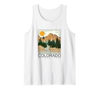 Cool Colorado The Rocky Mountains Illustration Graphic Débardeur