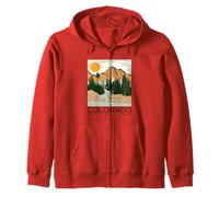 Cool Colorado The Rocky Mountains Illustration Graphic Sweat à Capuche