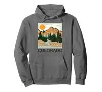 Cool Colorado The Rocky Mountains Illustration Graphic Sweat à Capuche