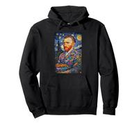 Cool Colorful Graffiti Van Gogh The Starry Night Street Art Sweat à Capuche