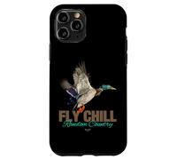 Cool Colorful Mallard Duck Fly Chill Random Country Graphic Coque pour iPhone 11 Pro