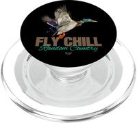 Cool Colorful Mallard Duck Fly Chill Random Country Graphic PopSockets PopGrip pour MagSafe