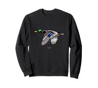 Cool Colorful Mallard Duck Illustration Graphic Designs Sweatshirt