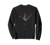 Cool Colorful Mallard Duck Illustration Graphic Designs Sweatshirt