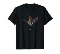 Cool Colorful Mallard Duck Illustration Graphic Designs T-Shirt Graphique avec Valeur