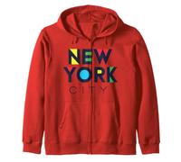 Cool Colorful New York City Illustration Graphic Design Sweat à Capuche