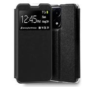 Cool Funda Flip Cover Liso Negro para Xiaomi Poco X6 Pro 5G