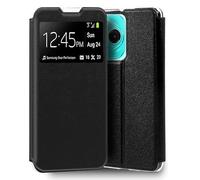 Cool Coque Flip Cover pour Honor 400 Lite Uni Noir