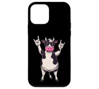 Cool Cow Lunettes de Soleil Double Rock Main Signes Punk Graphic Coque pour iPhone 12 Mini