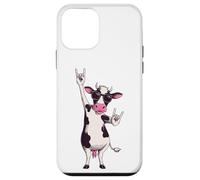 Cool Cow Lunettes de Soleil Double Rock Signs Punk Mascotte Graphique Coque pour iPhone 12 Mini