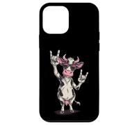 Cool Cow Lunettes de Soleil Double Rock Signs Punk Mascotte Graphique Coque pour iPhone 12 Mini